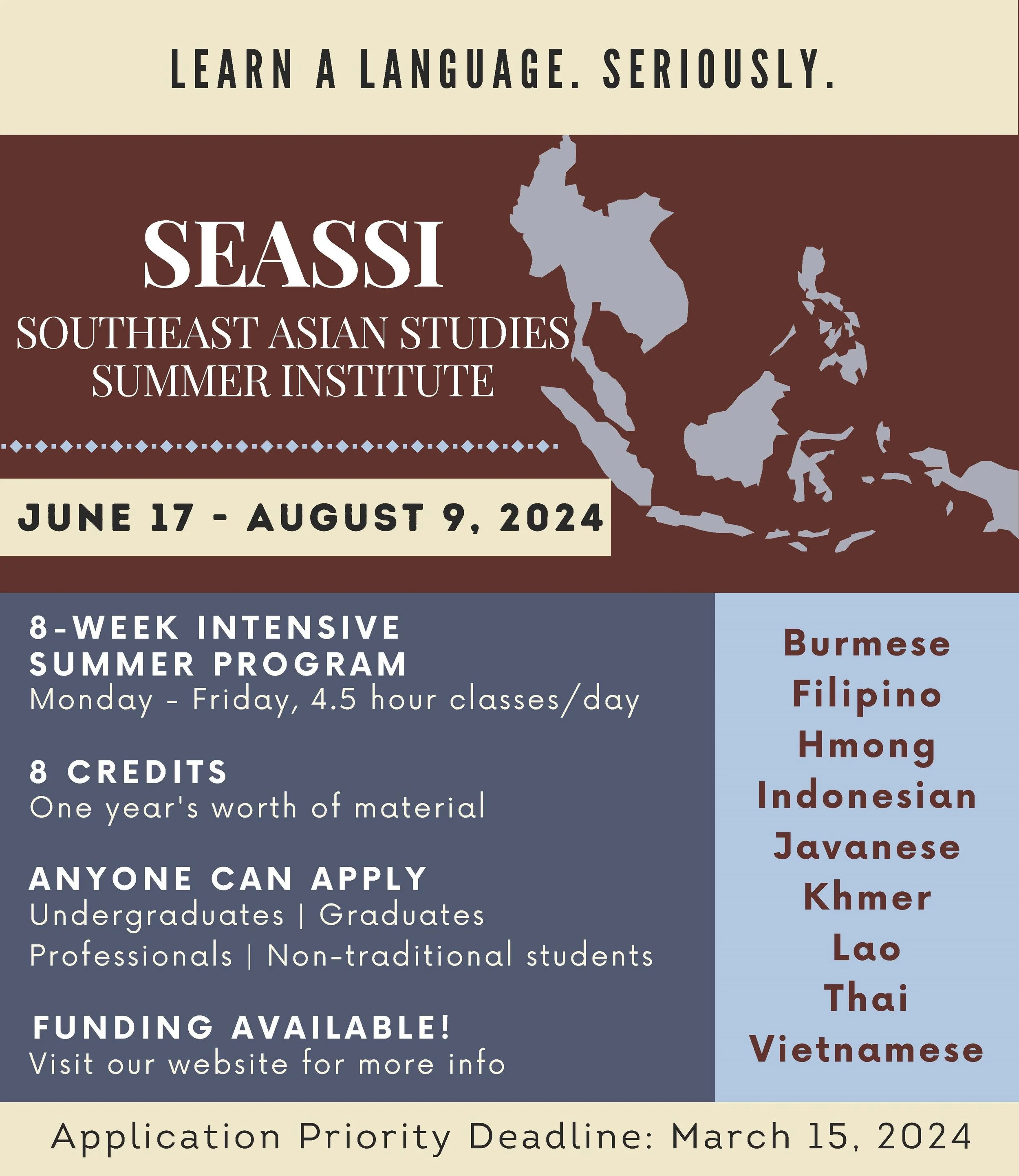 Applications open for the SEA Summer Institute (SEASSI) 2024 — SUNY